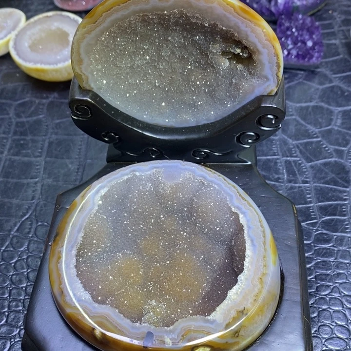 未镶嵌珠宝半成品水晶精抛啵啵盆