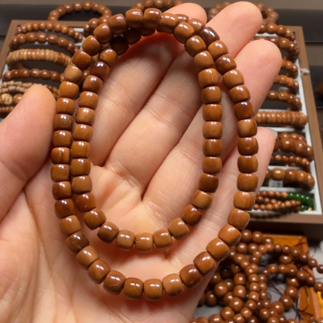 库克手串库克菩提5*6直切珠双圈特价款