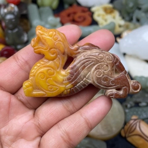 蛇纹石玉颈饰未镶嵌22