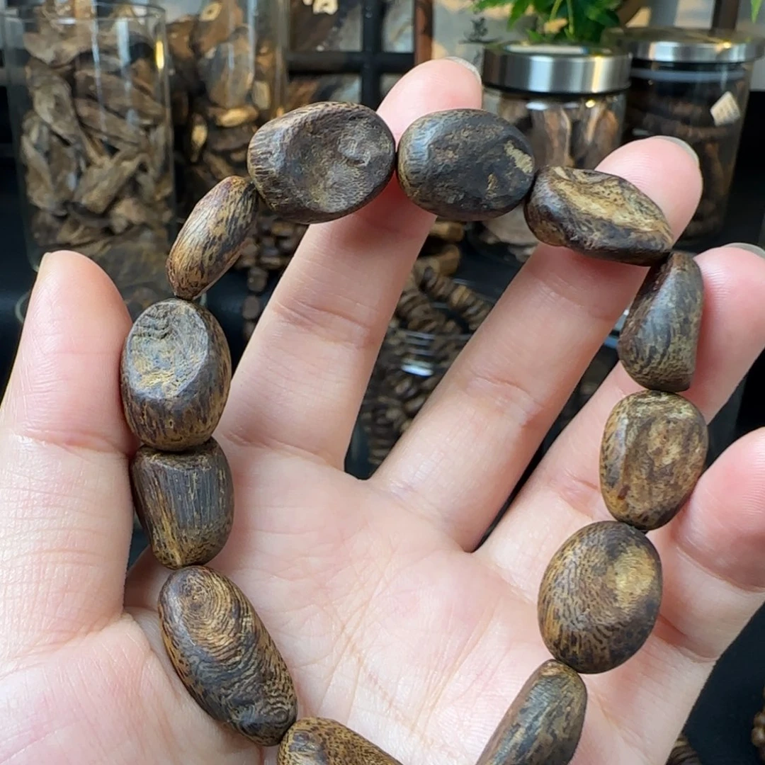 木奇楠淳化老料树丁随型单圈13mm