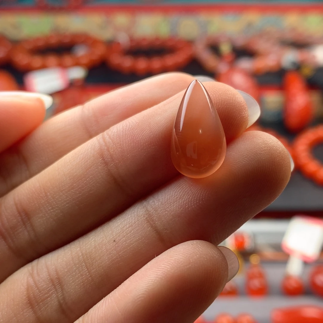 南红玛瑙未镶嵌颈饰保山原矿南红