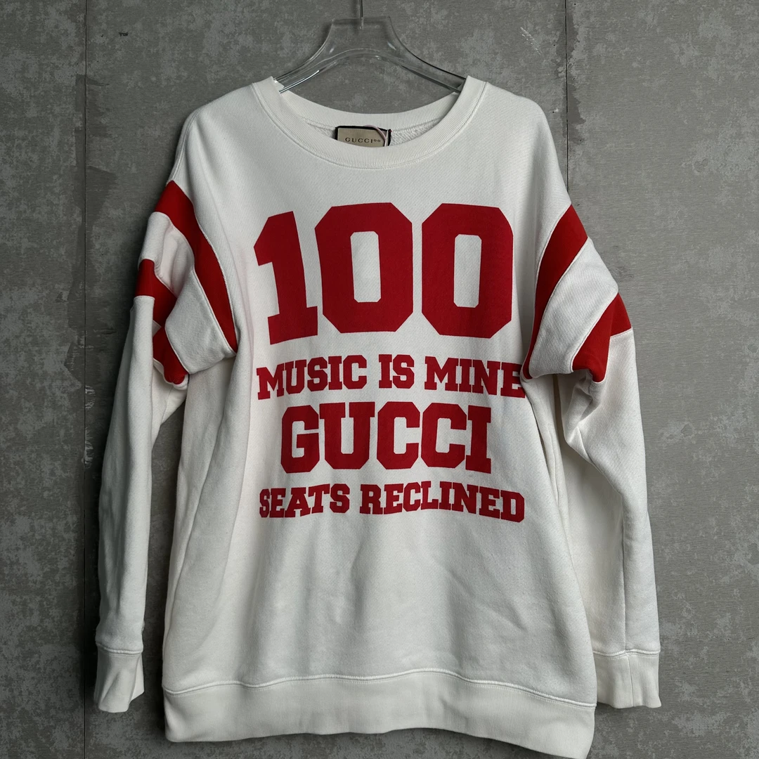 未使用 GUCCI/古驰 M*1/100周年纪念款圆领卫衣/12922