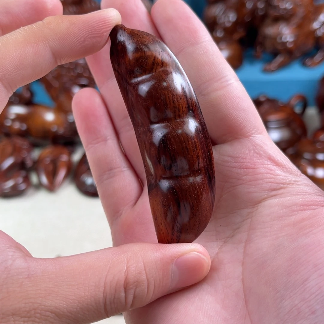 黄花梨/降香黄檀把件福豆