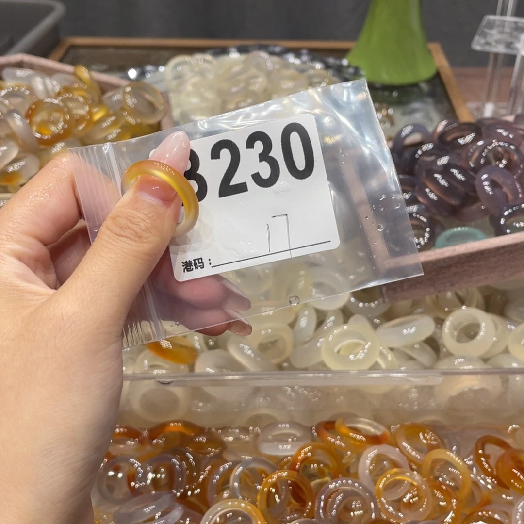 玛瑙/玉髓未镶嵌戒指230