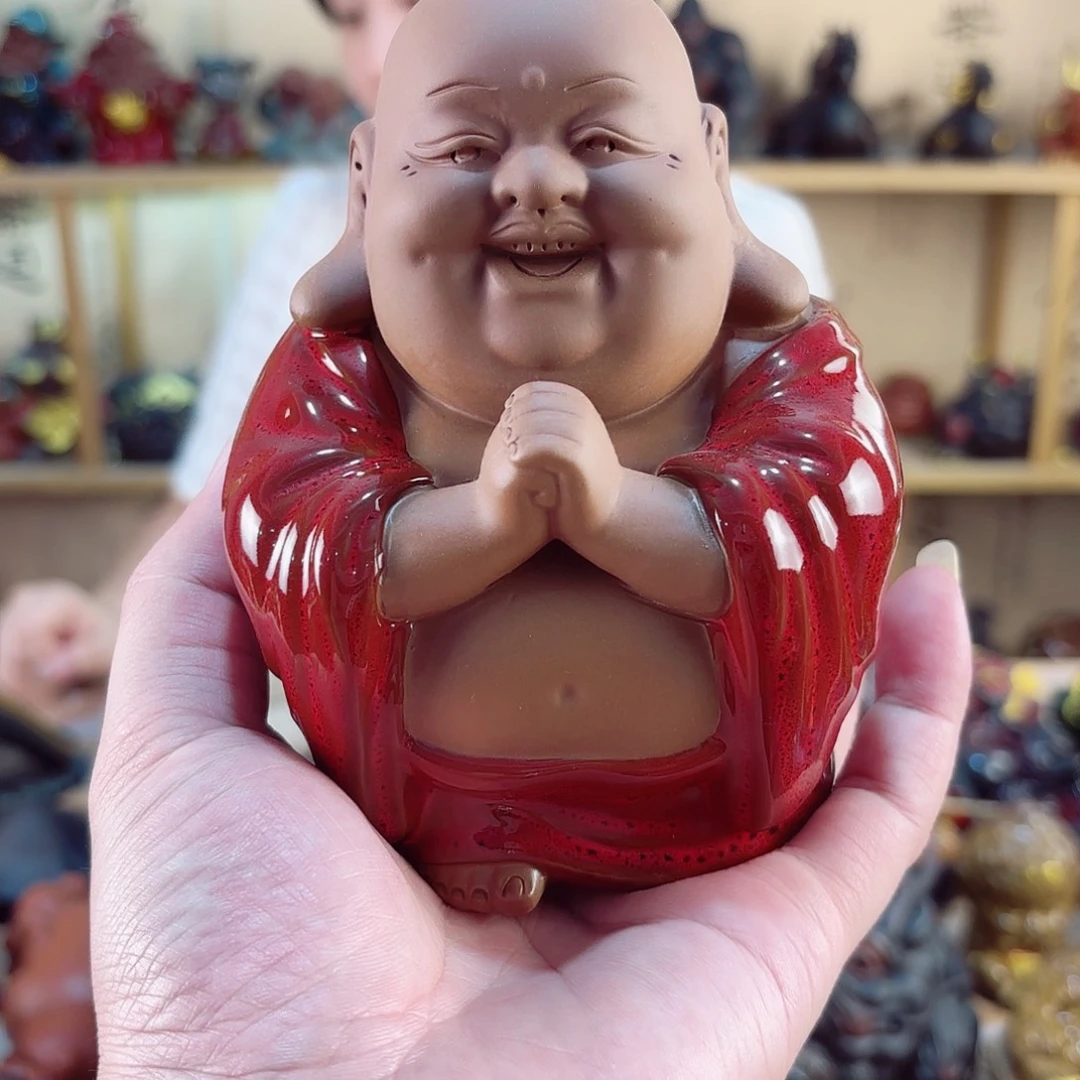 紫砂茶宠紫陶树脂茶宠摆件