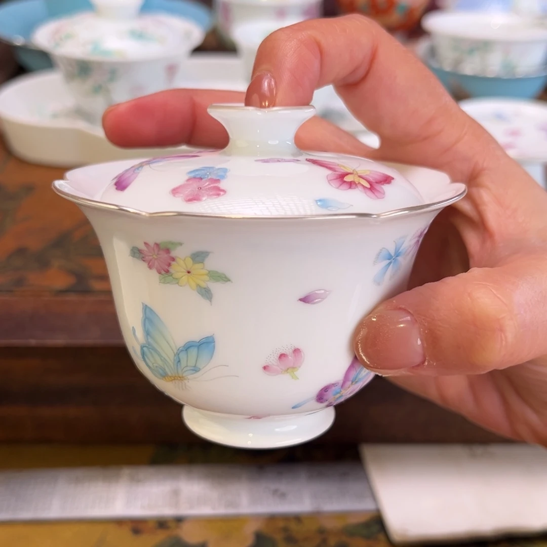 景德镇纯手绘陶瓷茶具