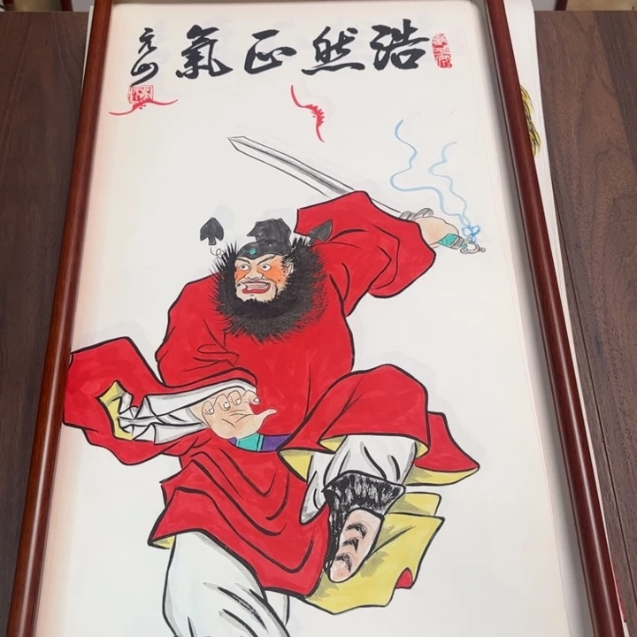 国画纯手绘禅意画作品