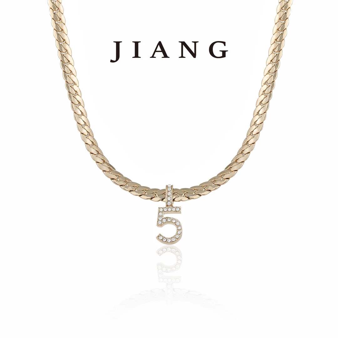 CARSAILN 电镀K金【FIve】气质轻奢时尚优雅项链 4311