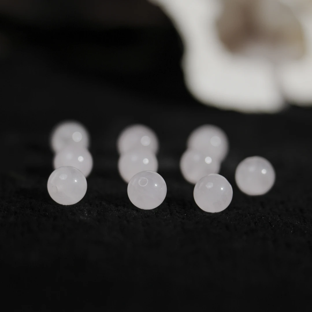 BeadsDance粉水晶单珠8mm+(10颗一组)多样性发一 编号O1082