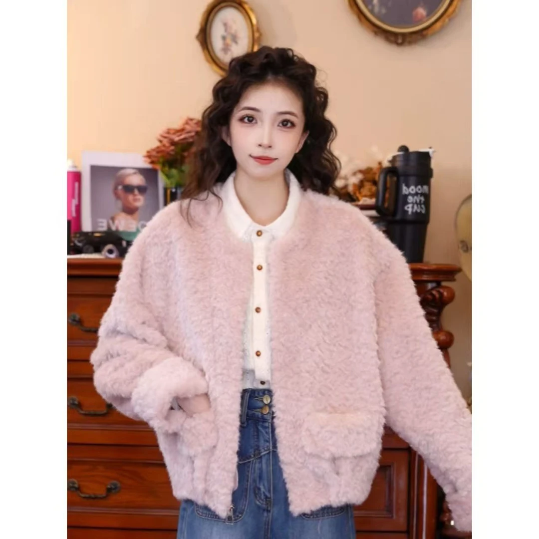 豆芽【雪山冬月】复古港味设计感百搭冬款外套03210