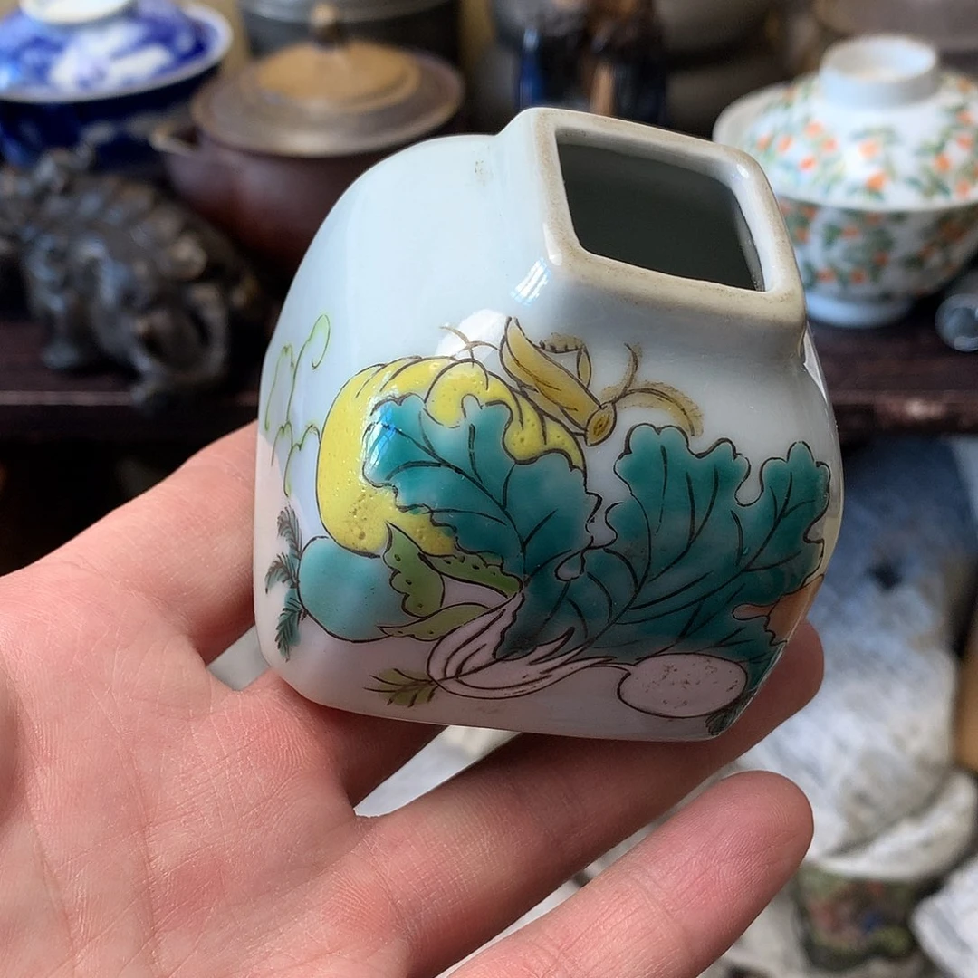 紫砂财神到家越过越发恭喜发财