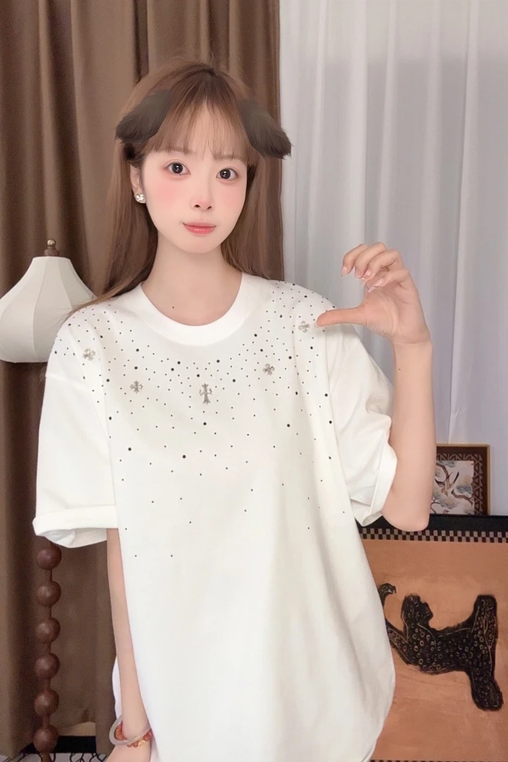 【T589-T591】新款短袖小纵订制韩版宽松休闲潮流百搭【非挂吊牌】