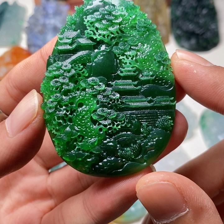 定制翡翠未镶嵌天然A货翡翠Z
