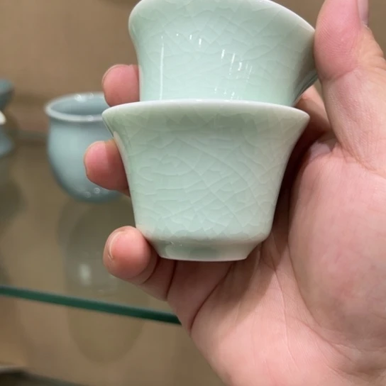 瓷片陶瓷茶具汝瓷茶具