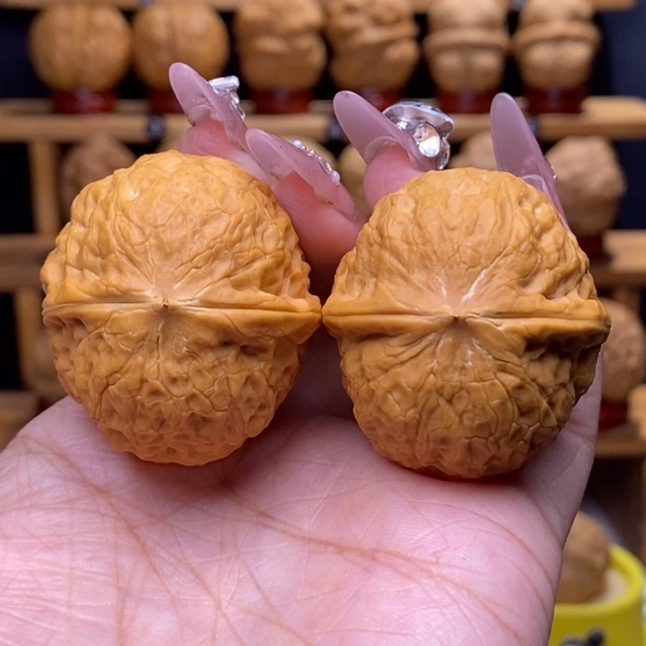 文玩核桃把件寿桃43号41尺