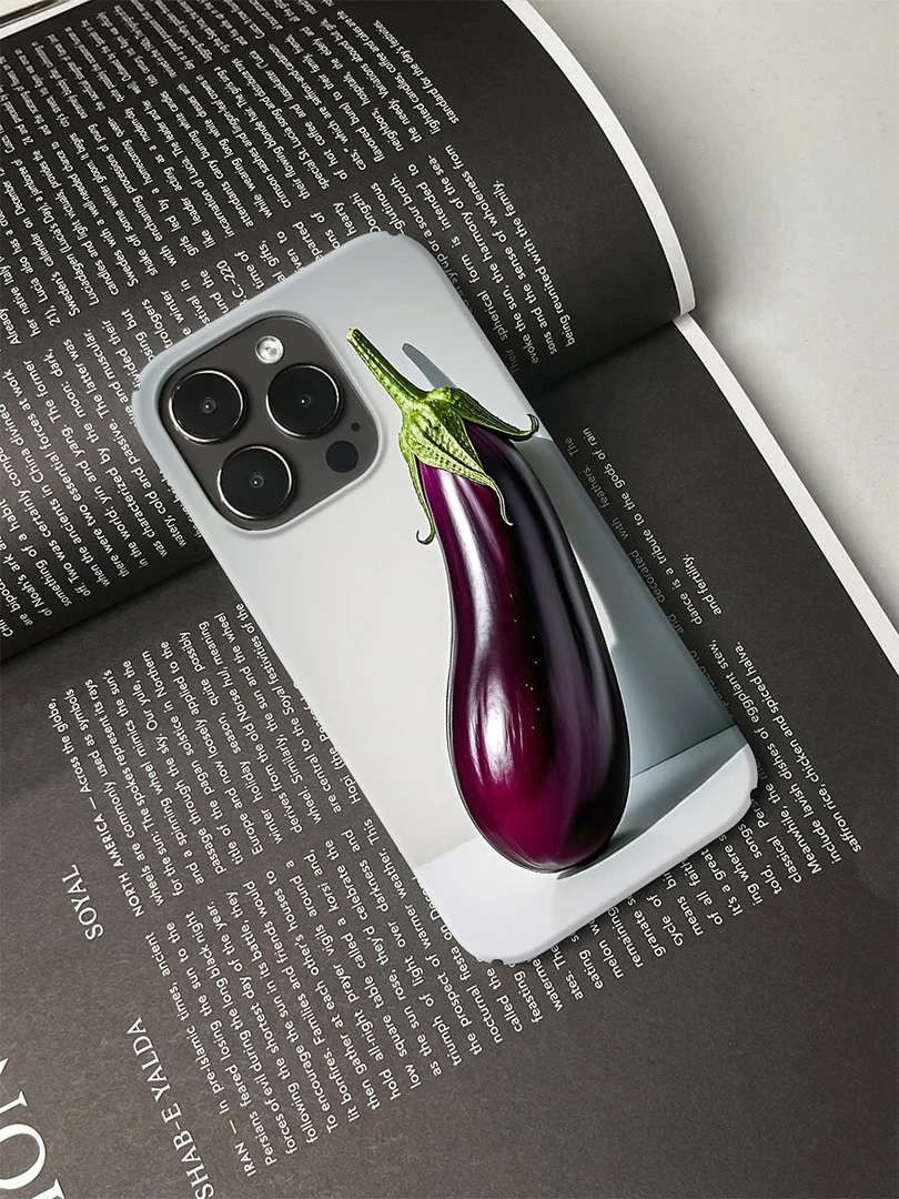 大茄子手机壳适用于苹果16promax17华为荣耀vivo小米等