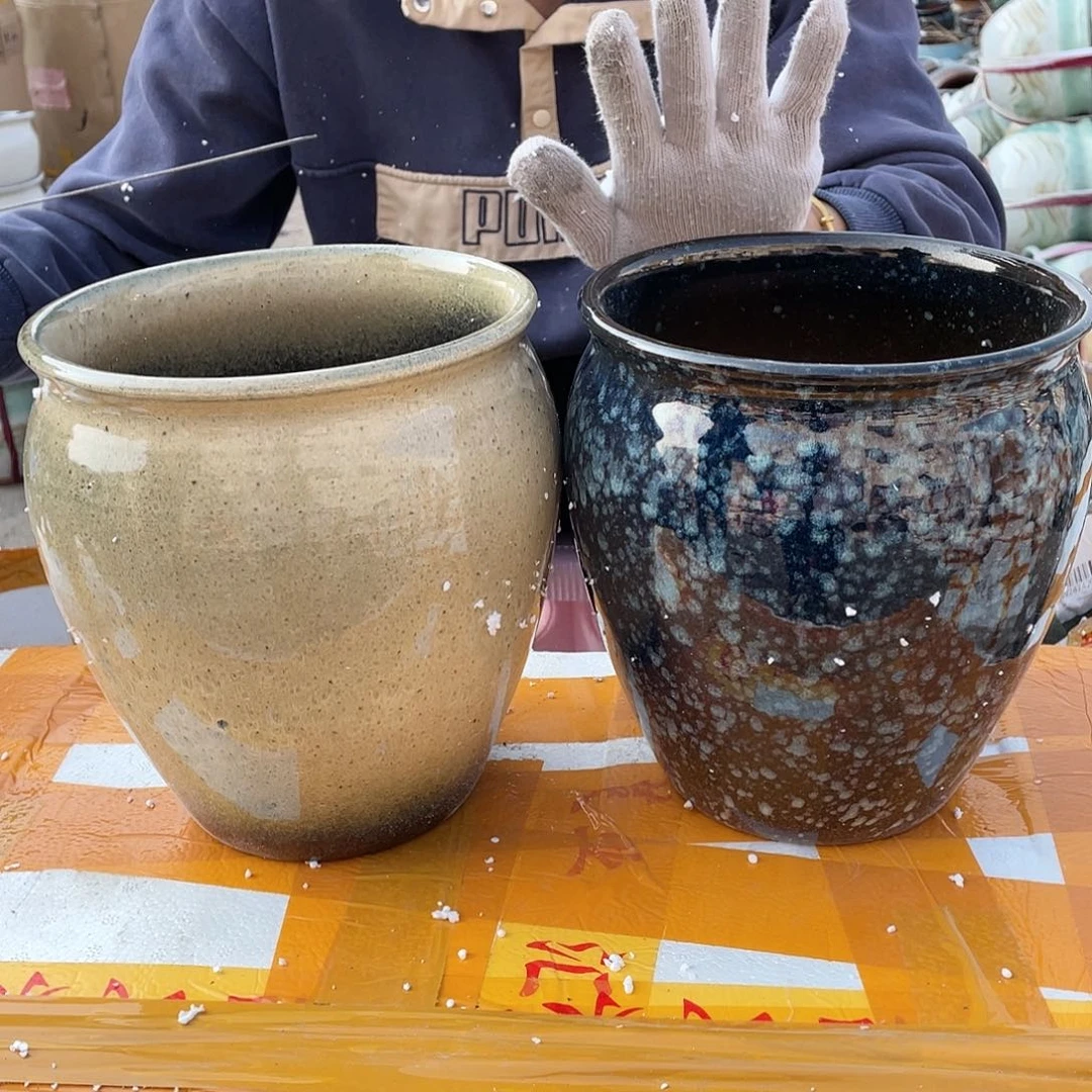 红陶宜兴紫砂花盆