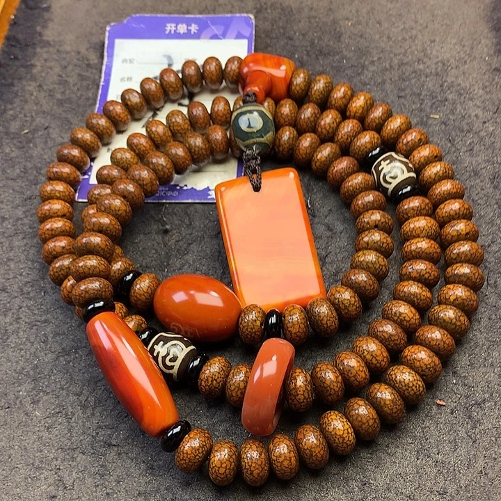 এ***༊吊坠星月菩提脖挂