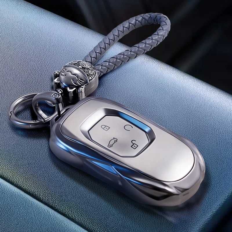 广汽传祺m8钥匙套gs8大师宗师版gs3影酷e9影豹gs4max车钥匙壳包扣