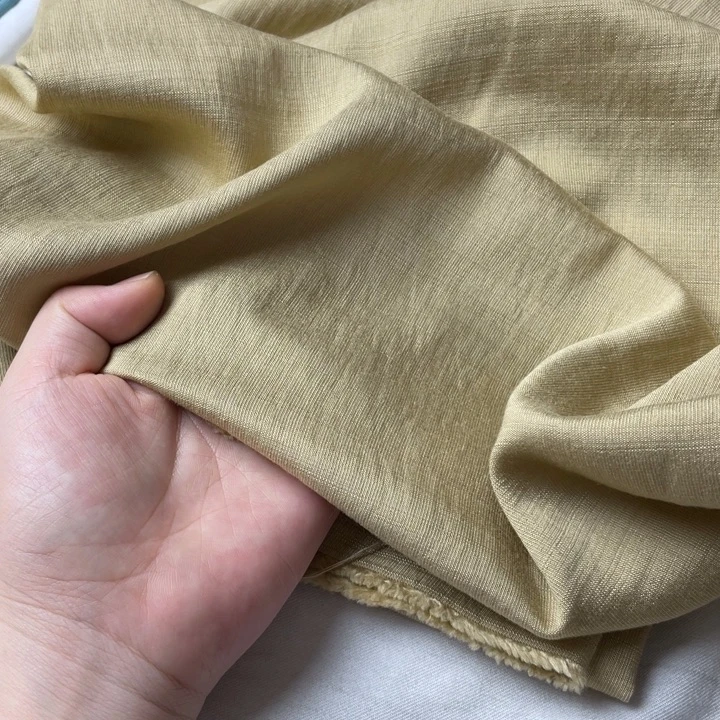 浅卡其色棉麻2.5米。