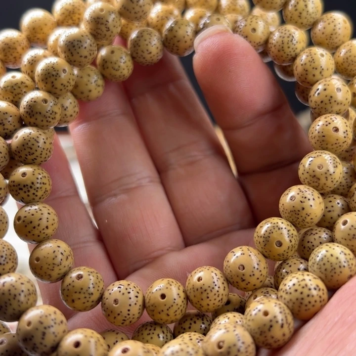 星月菩提吊坠10圆月留白