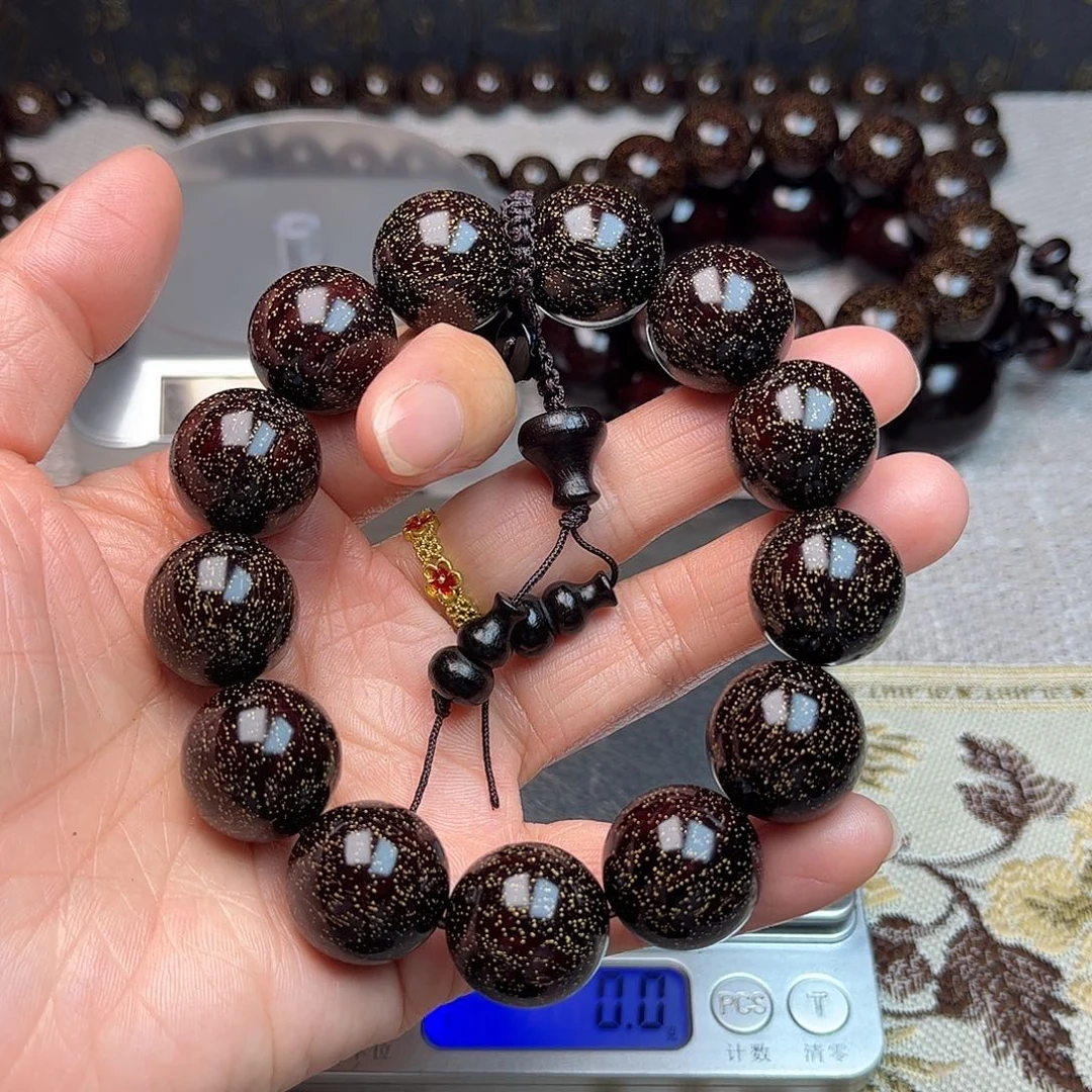 檀香紫檀（小叶紫檀）1.8 13颗 爆星