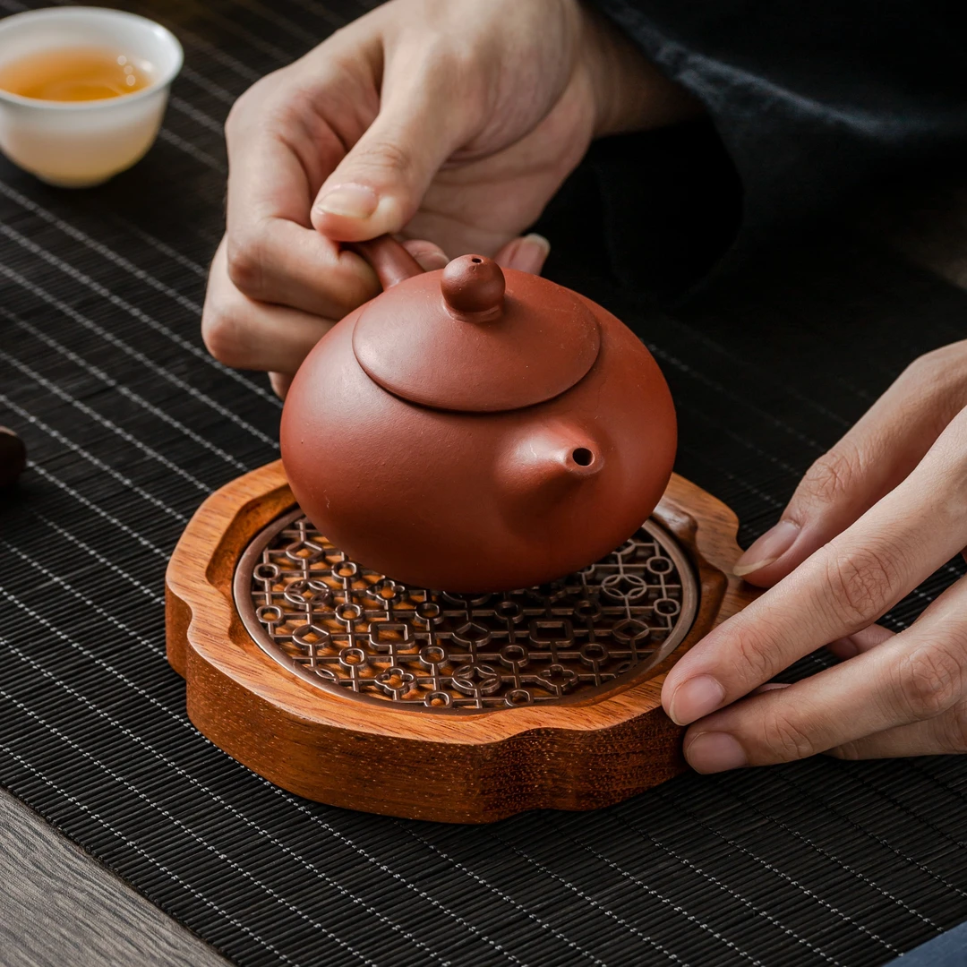 花梨木复古壶垫壶承整木养壶杯垫壶托茶具茶盘茶道茶垫茶托