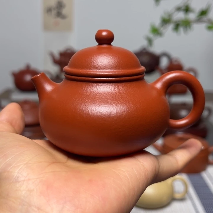 茶壶紫砂120cc 全手工容天