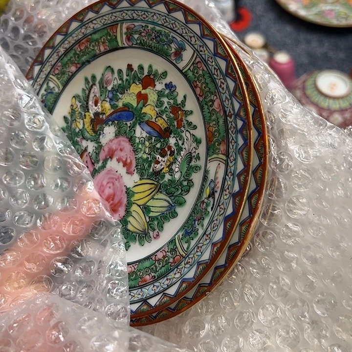 粉彩开门货没问题盘子