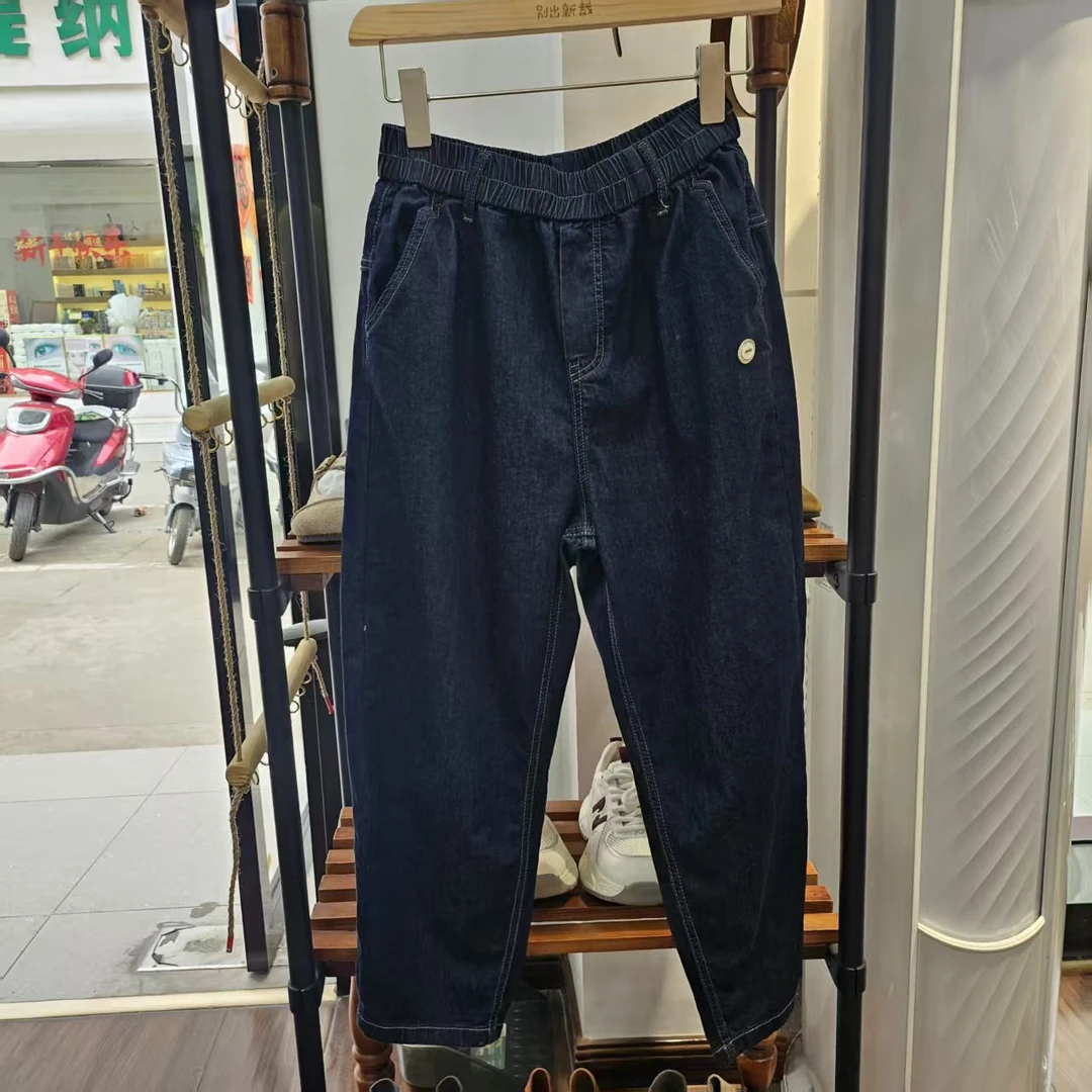 别出新裁8507普洗后袋设计牛仔裤     裤长87