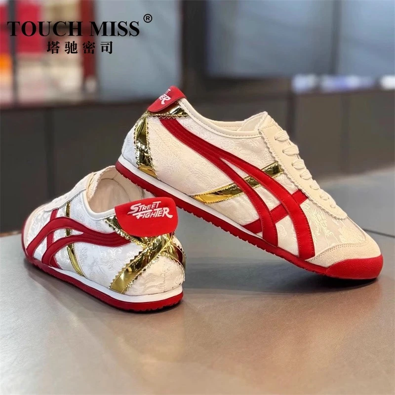 TOUCH MISS潮牌阿甘男鞋春秋新款透气布面潮流时尚轻便软底运动休