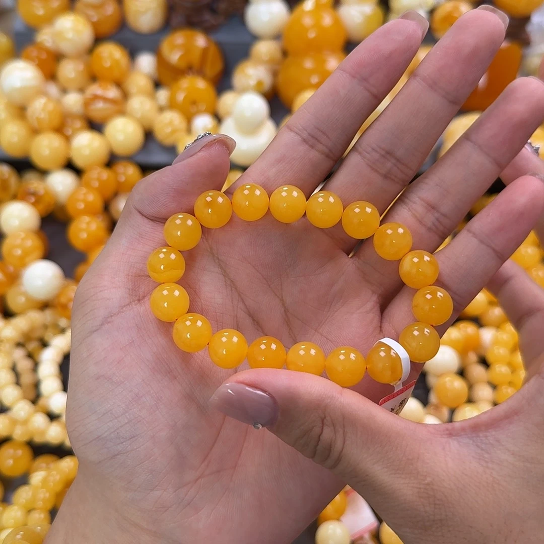 蜜蜡未镶嵌珠宝奇石同料11mm