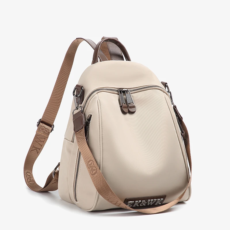 网红双肩包女2025新款包包轻便牛津布旅行包背包小众时尚学生书包