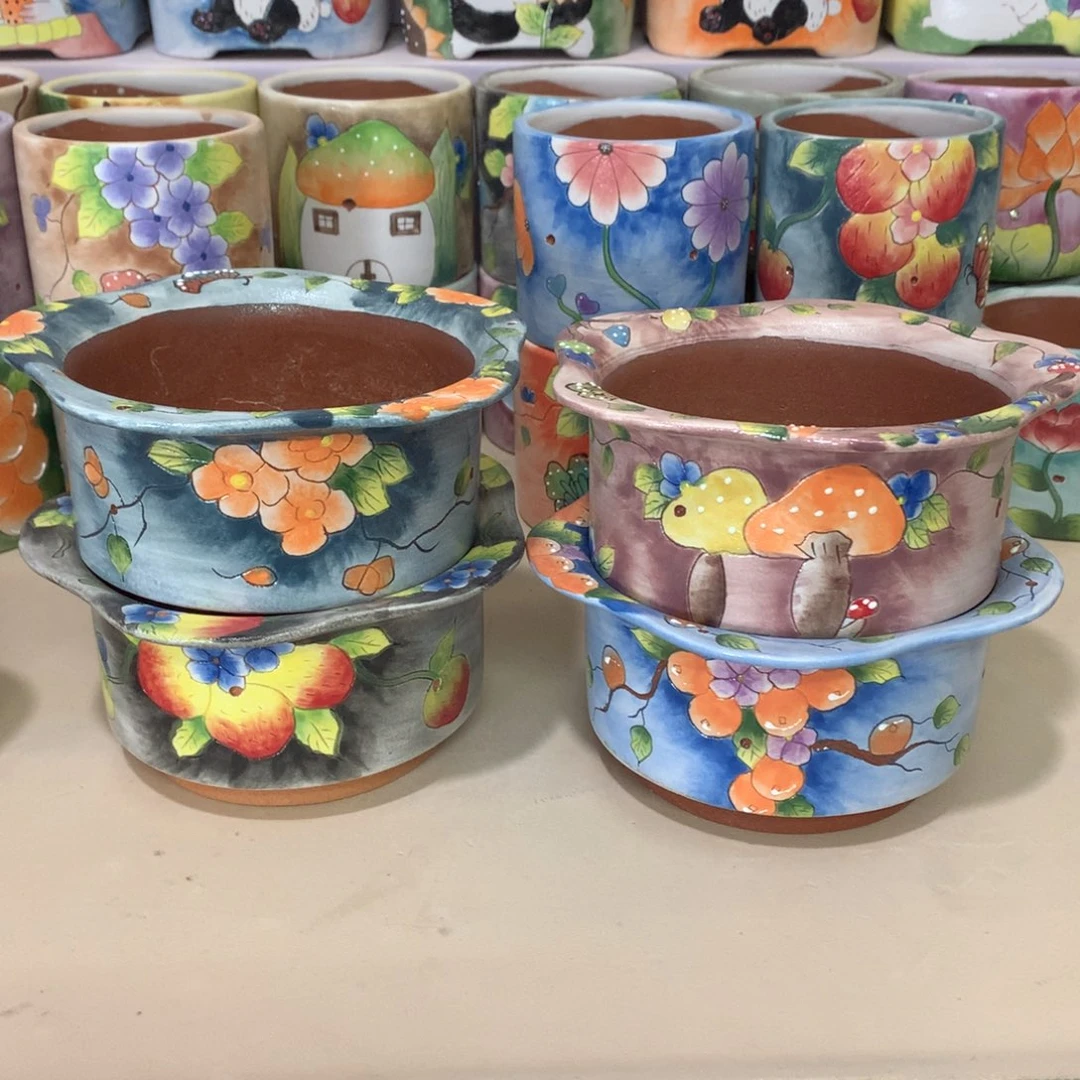 福利正品红陶花盆