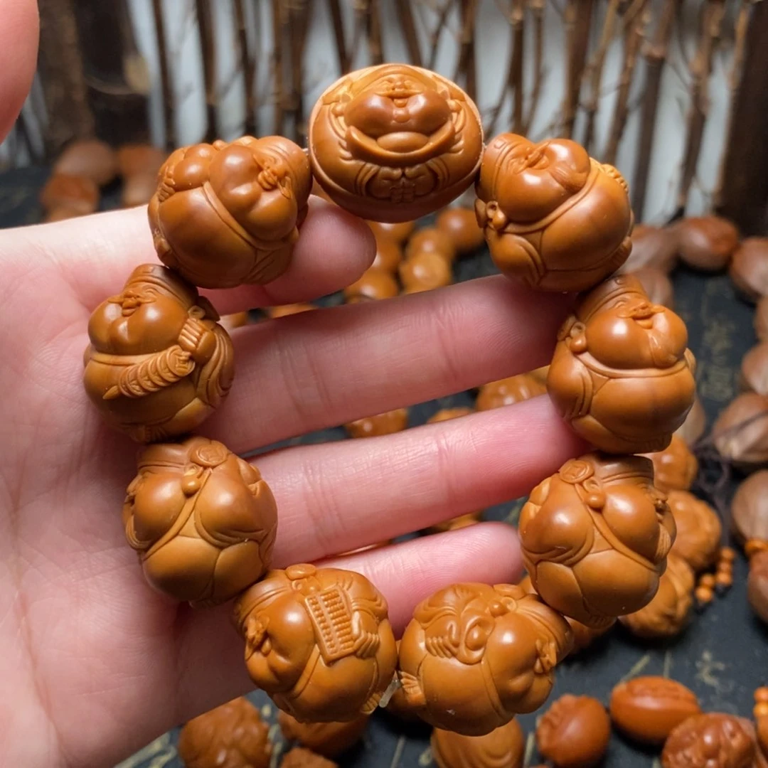 橄榄核手串/手链日**有财神手串