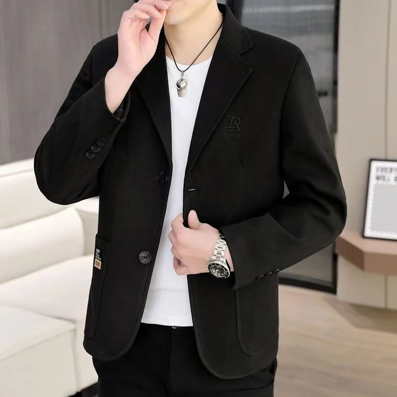 O 400-599 男士休闲潮流修身商务帅气韩版秋冬男西服