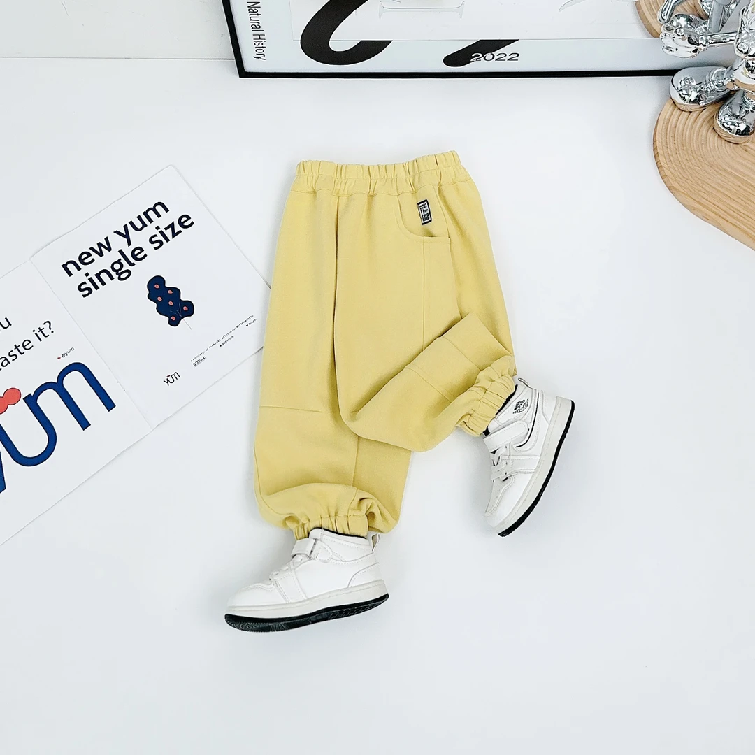 儿童裤子春秋款男童运动裤2025新款春装洋气 TT2816 悠悠童话童装