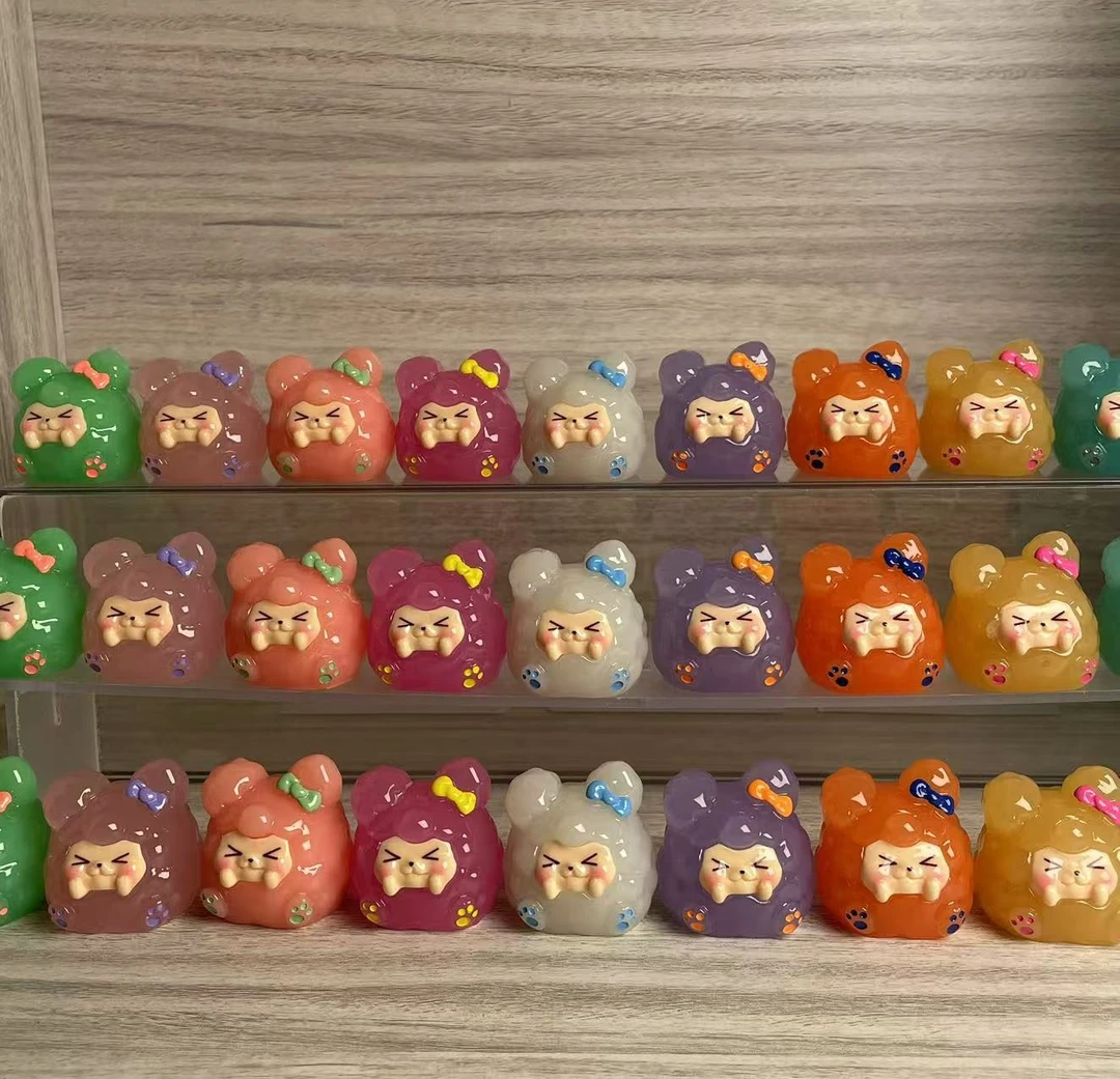 【整套售卖】福气乳酸菌团子DIY树脂桌面摆件可爱创意摆设