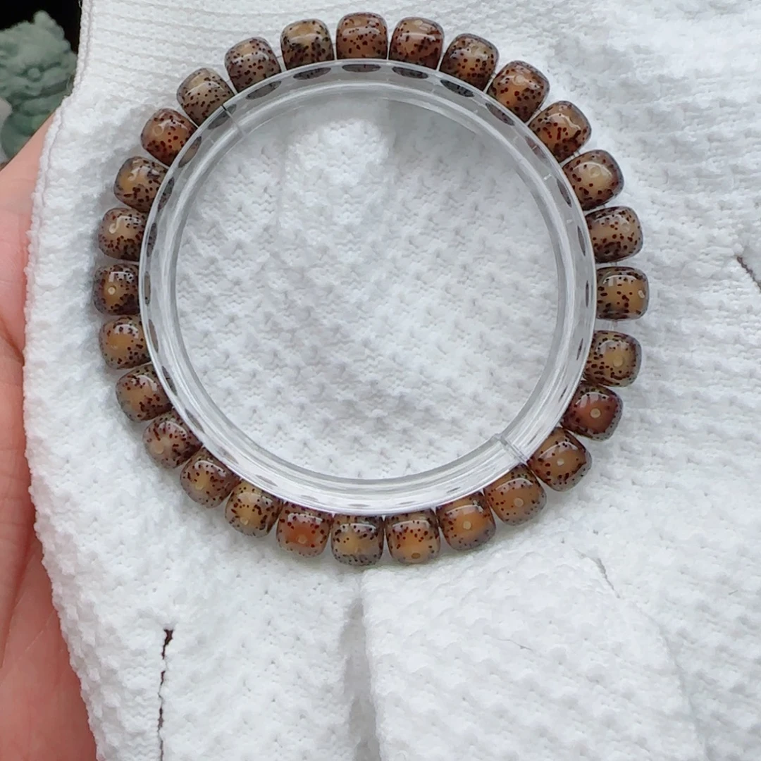 手串星月菩提冰糖火烧云8*7