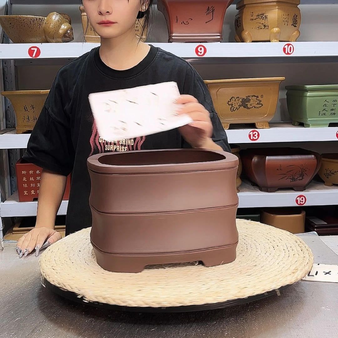 紫砂花盆紫砂花盆