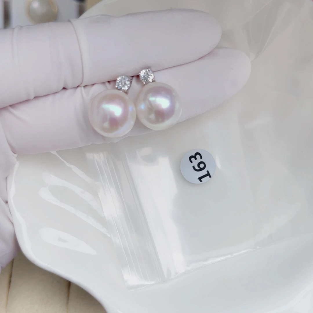 淡水珍珠银S925镶嵌颈饰