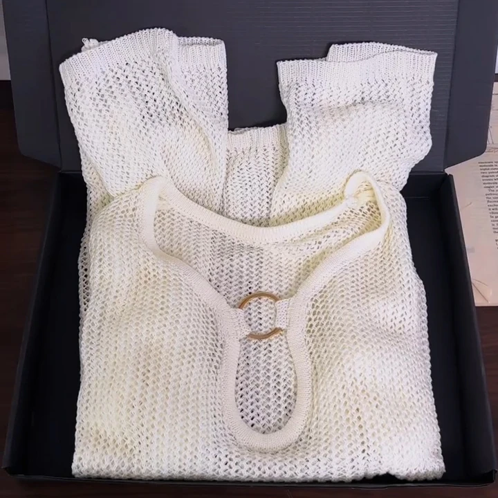 设计感V领镂空长袖针织衫女早秋新款温柔风宽松显瘦百搭罩衫上衣