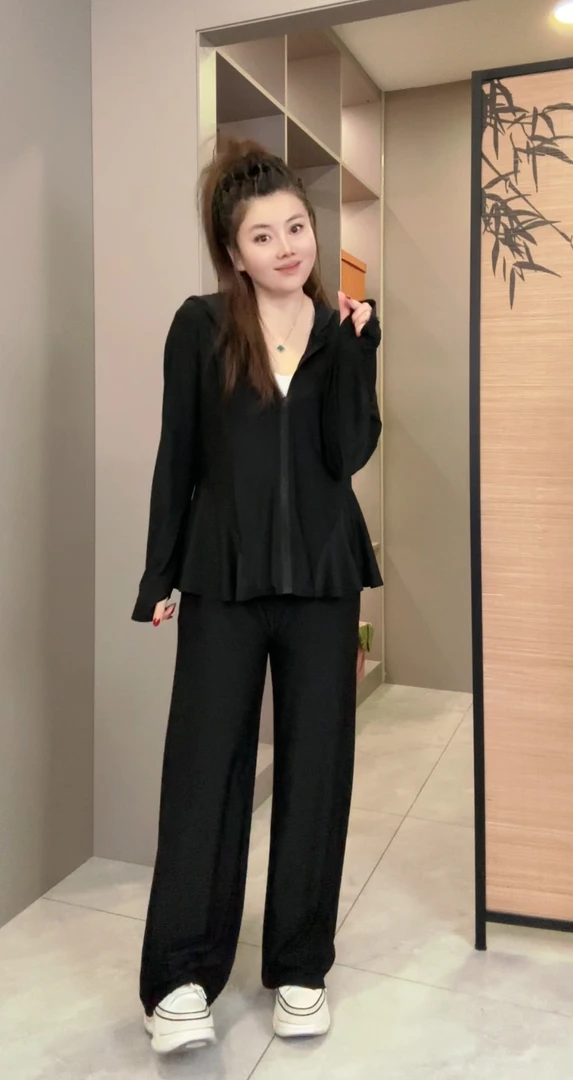 【婷婷】2025夏季新款时尚洋气显瘦气质6003防晒服套装