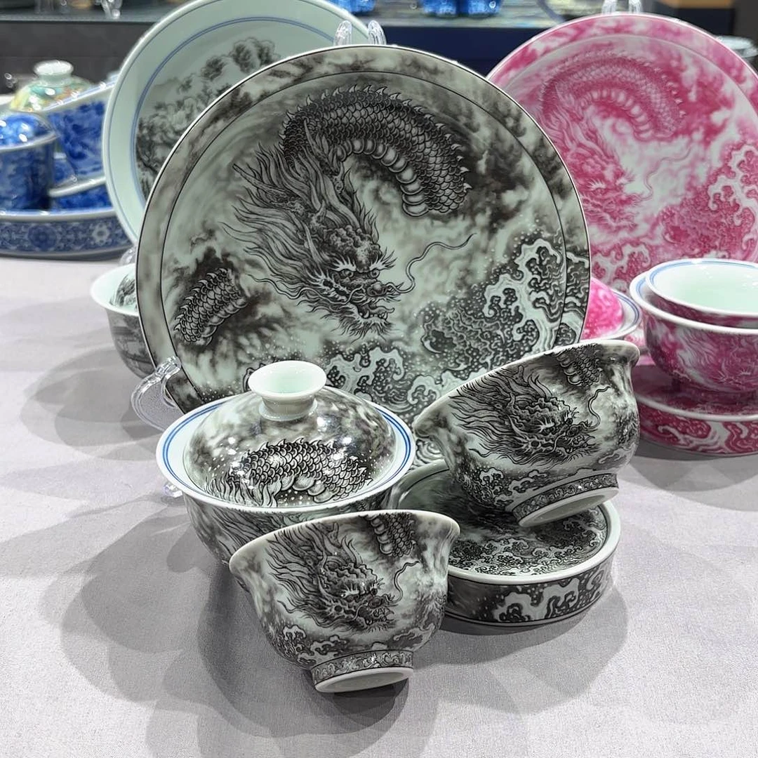 N***鸡瓷片景德镇瓷器精品