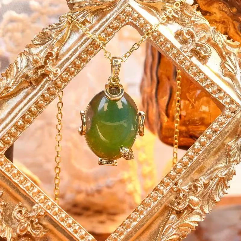 铜合金锆石吊坠 项链吊坠超仙项链气质爆款礼服配饰7654-2