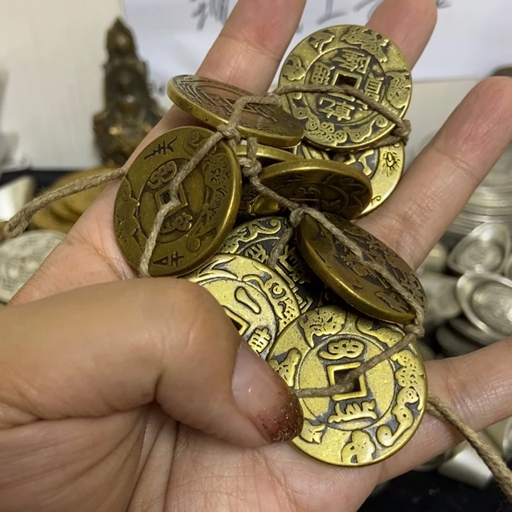 金属复古大头龙洋