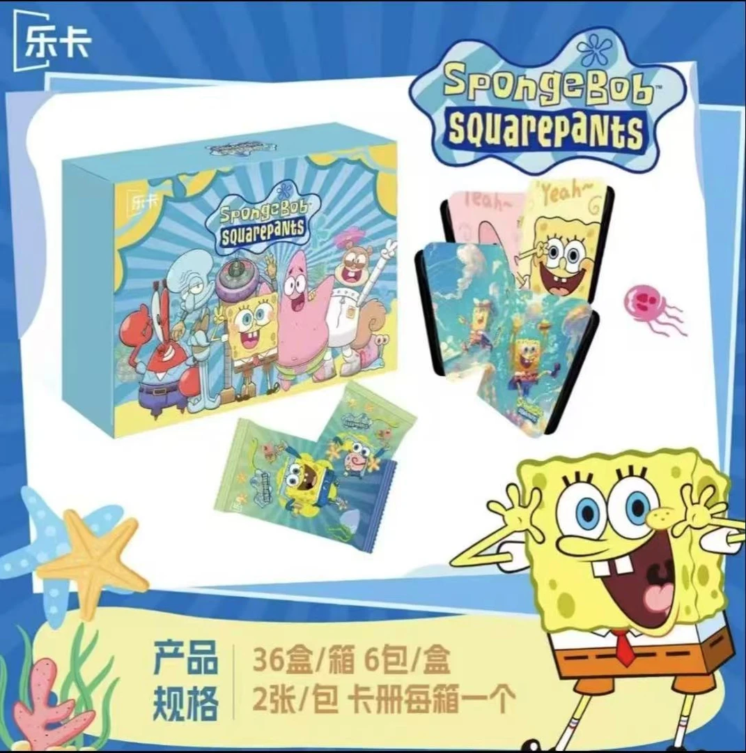 【平拆】乐卡 海绵宝宝卡牌盲盒 国产二创介意勿拍