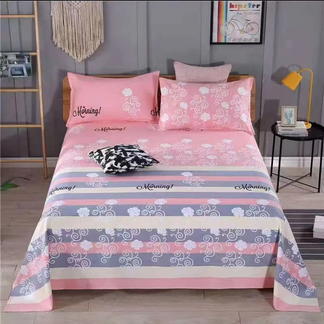 【现货现发】亲肤磨毛斜纹床单四季通用柔床单水洗加厚床单 梦缘