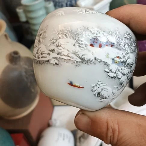 摆件米*姐陶瓷摆件不固定一件印花