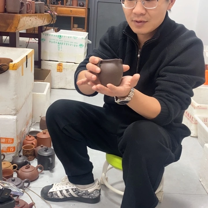 紫砂茶壶黄龙山紫砂手工制作